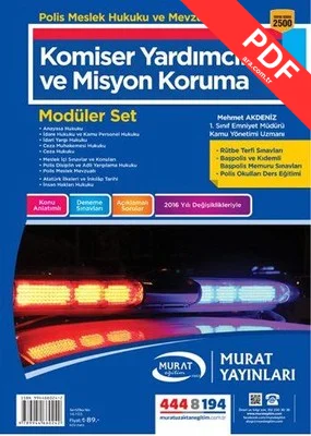 Polis Meslek Hukuku ve Mevzuatı Modüler Set 2500 kitap kapağı