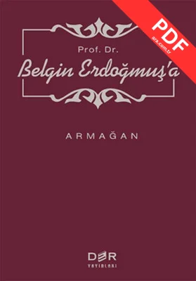 Prof. Dr. Belgin Erdoğmuş'a Armağan kitap kapağı