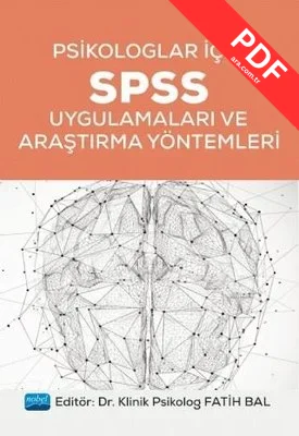 Psikologlar İçin SPSS Uygulamaları ve Araştırma Yöntemleri kitap kapağı