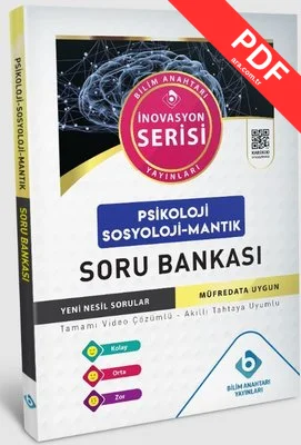Psikoloji - Sosyoloji - Mantık Soru Bankası kitap kapağı