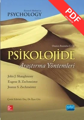 Psikolojide Araştırma Yöntemleri kitap kapağı