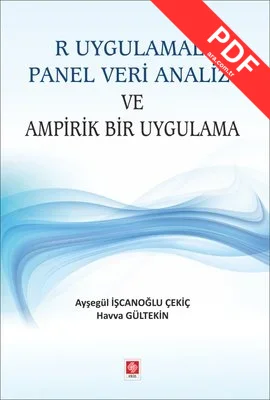R Uygulamalı Panel Veri Analizi ve Ampirik Bir Uygulama kitap kapağı
