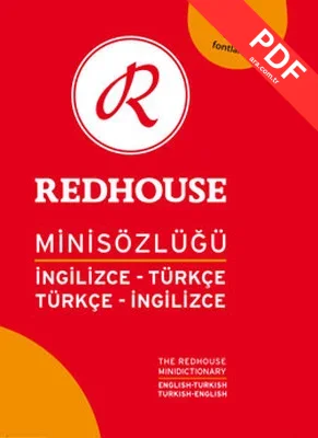 Redhouse Mini Sözlüğü - İng.-Türk./Türk-İng (Kırmızı küçük) kitap kapağı
