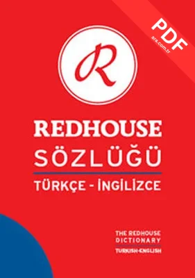 Redhouse Türkçe - İngilizce (Koyu Mavi) kitap kapağı