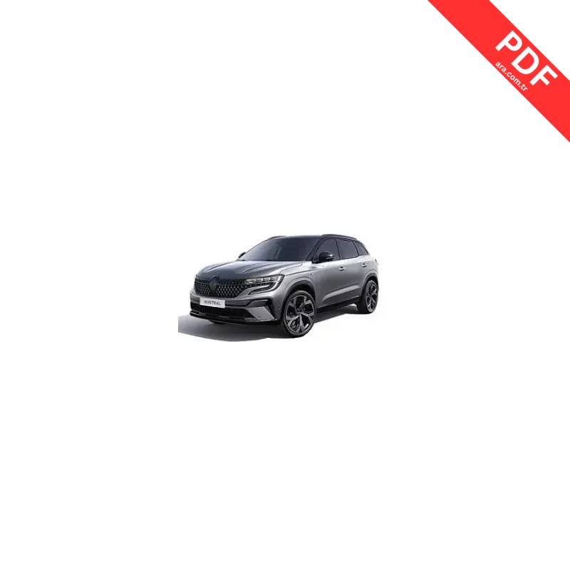 Renault Austral (2024) kılavuz kapağı