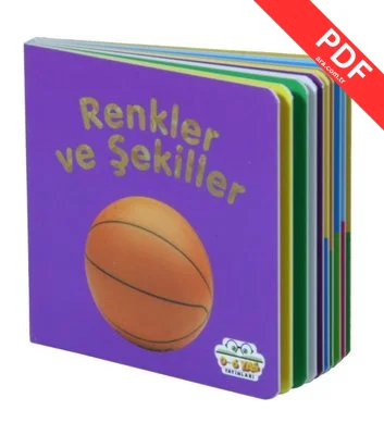 Renkler ve Şekiller - Mini Karton Kitaplar kitap kapağı