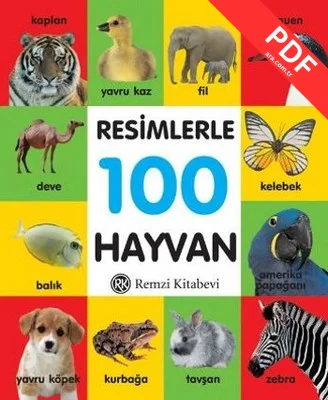 Resimlerle 100 Hayvan kitap kapağı