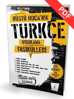 Rüştü Hoca'nın Türkçe Uygulama Fasikülleri Tamamı Video Çözümlü kitap kapağı
