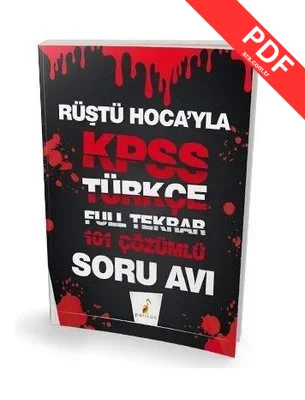 Rüştü Hoca'yla KPSS Türkçe Soru Avı 101 Çözümlü Soru kitap kapağı