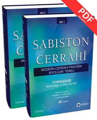 Sabiston Cerrahi-Modern Cerrahi Pratiğin Biyolojik Temeli 2 Cilt Takım kitap kapağı