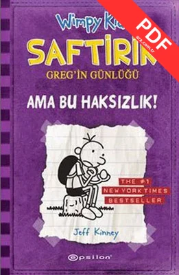 Saftirik Greg'in Günlüğü 5- Ama Bu Haksızlık kitap kapağı