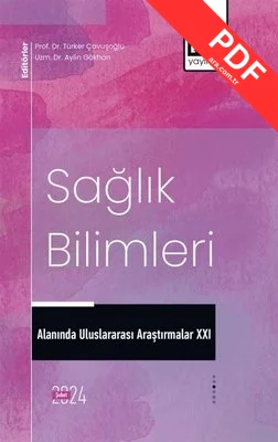 Sağlık Bilimleri Alanında Uluslararası Araştırmalar 21 kitap kapağı