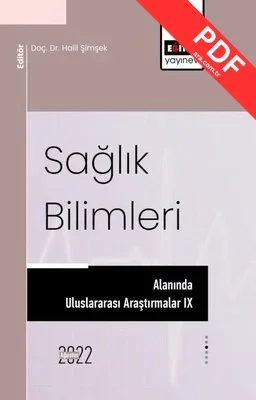 Sağlık Bilimleri Alanında Uluslararası Araştırmalar 9 kitap kapağı