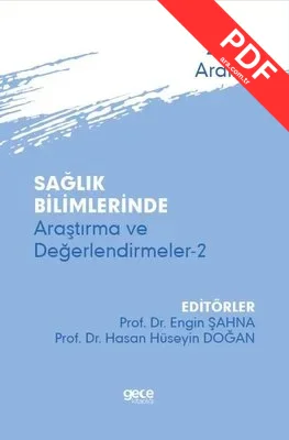 Sağlık Bilimlerinde Araştırma ve Değerlendirmeler 2 - Aralık 2023 kitap kapağı