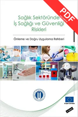 Sağlık Sektöründe İş Sağlığı ve Güvenliği Riskleri kitap kapağı