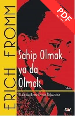 Sahip Olmak ya da Olmak kitap kapağı