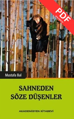 Sahneden Söze Düşenler kitap kapağı