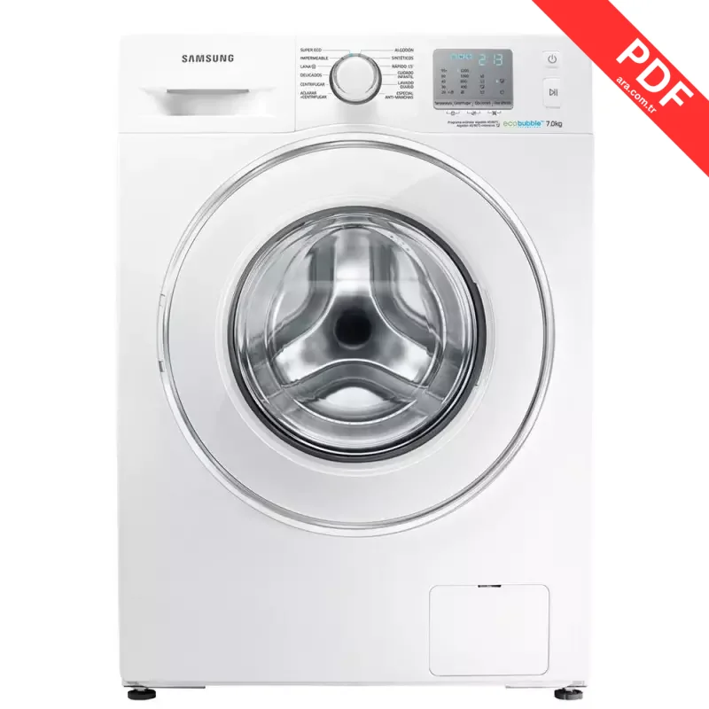 Samsung EcoBubble kılavuz kapağı