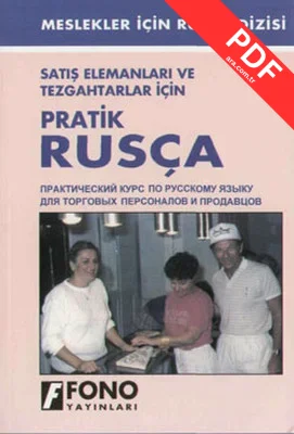 Satış elemanları ve Tehgahtarlar İçin Pratik Rusça kitap kapağı
