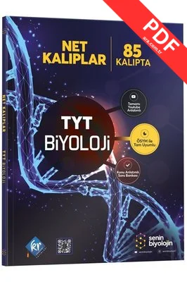 Senin Biyolojin Net Kalıplar TYT Biyoloji Konu Anlatımlı Soru Bankası kitap kapağı