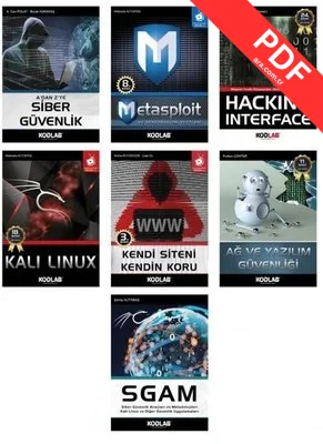 Siber Güvenlik Eğitim Seti 2 - 7 Kitap Takım kitap kapağı