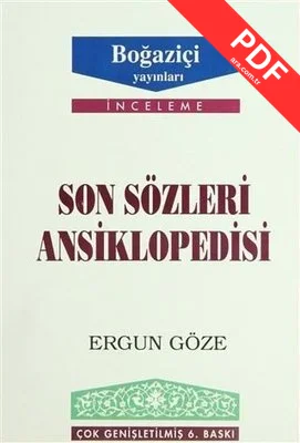 Son Sözleri Ansiklopedisi kitap kapağı