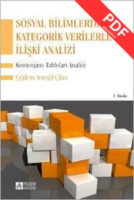 Sosyal Bilimlerde Kategorik Verilerle İlişki Analizi kitap kapağı