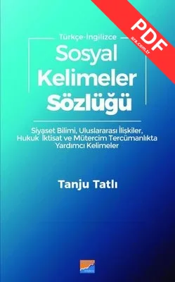 Sosyal Kelimeler Sözlüğü kitap kapağı