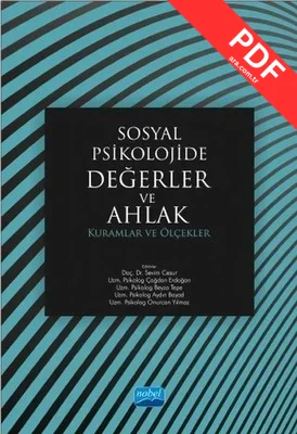 Sosyal Psikolojide Değerler ve Ahlak kitap kapağı