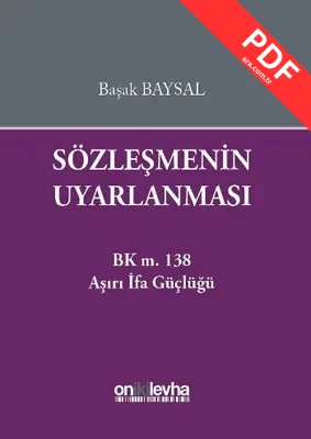 Sözleşmenin Uyarlanması kitap kapağı