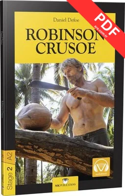 Stage-2 Robinson Crusoe - İngilizce Hikaye kitap kapağı