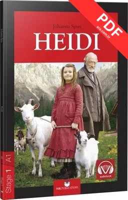 Stage-1 Heidi - İngilizce Hikaye kitap kapağı