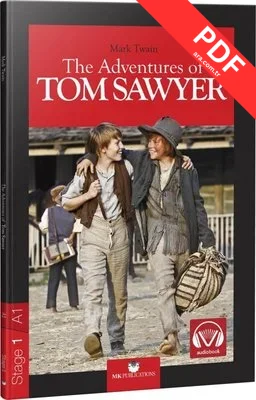Stage-1 The Adventures Of Tom Sawyer - İngilizce Hikaye kitap kapağı