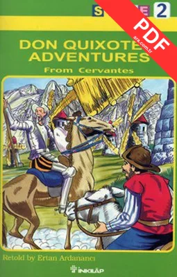 Stage 2 Don Quixote's Adventures kitap kapağı