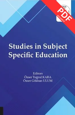 Studies in Subject Specific Education kitap kapağı