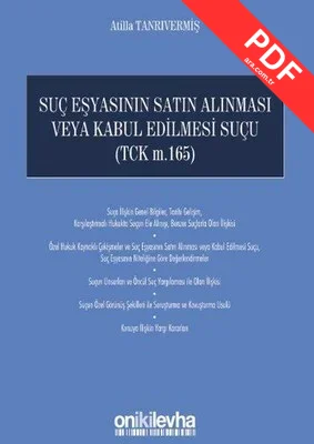 Suç Eşyasının Satın Alınması veya Kabul Edilmesi Suçu kitap kapağı