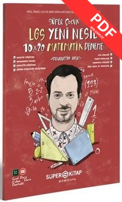 Süper Çocuk LGS Yeni Nesil 10X20 Matematik Deneme kitap kapağı