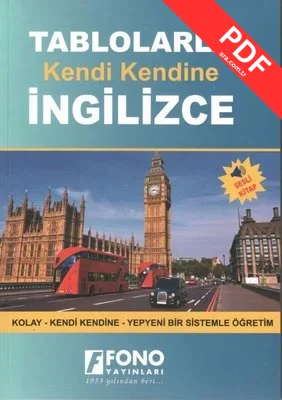 Tablolarla Kendi Kendine İngilizce kitap kapağı