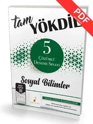 Tam YÖKDİL Sosyal Bilimler 5 Çözümlü Deneme Sınavı kitap kapağı