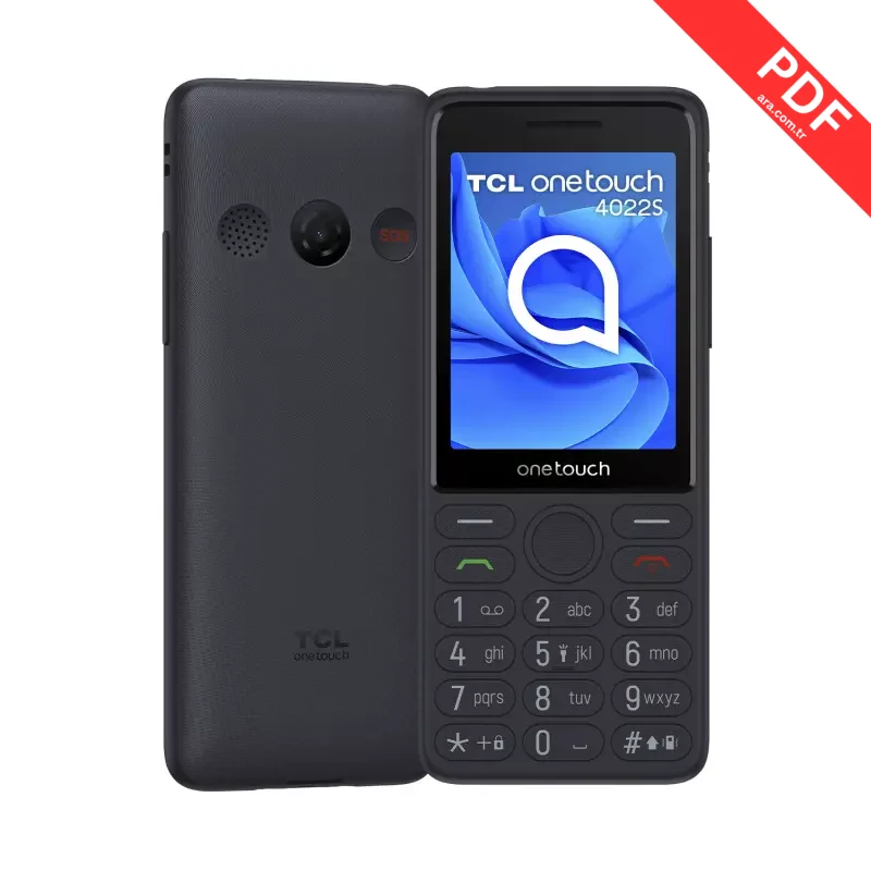 TCL Onetouch 4022s kılavuz kapağı