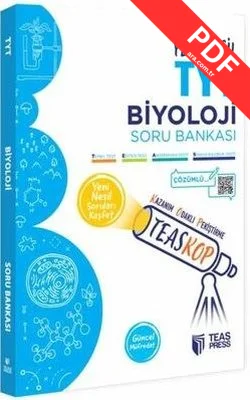 Teaskop TYT Biyoloji Soru Bankası kitap kapağı