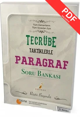 Tecrübe Taktiklerle Paragraf Soru Bankası kitap kapağı