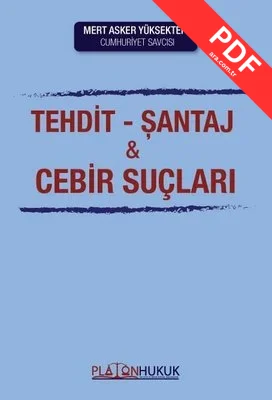 Tehdit Şantaj ve Cebir Suçları kitap kapağı
