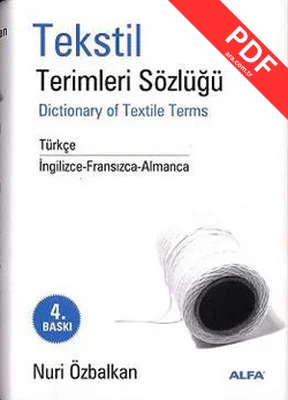 Tekstil Terimleri Sözlüğü kitap kapağı