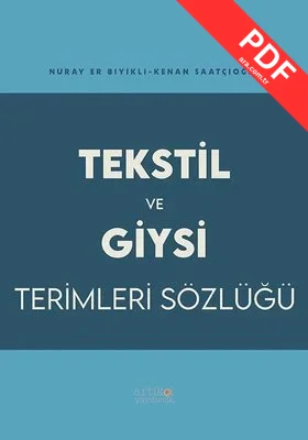 Tekstil ve Giysi Terimleri Sözlüğü kitap kapağı