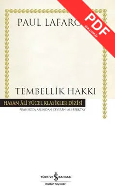 Tembellik Hakkı-Hasan Ali Yücel Klasikler kitap kapağı
