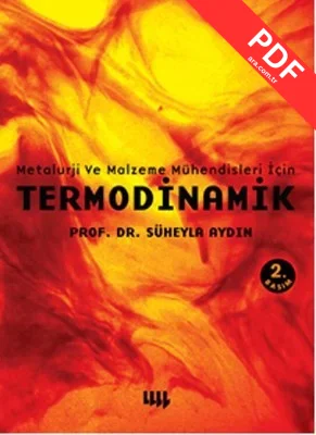 Termodinamik - Metalurji ve Malzeme Mühendisleri İçin kitap kapağı