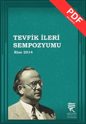 Tevfik İleri Sempozyumu-Rize 2014 kitap kapağı