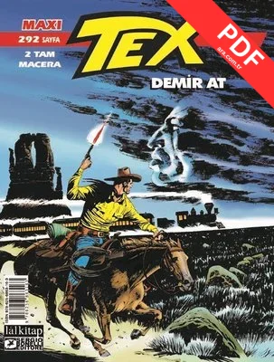 Tex Maxi Albüm 1 - Demir At - 2 Tam Macera kitap kapağı