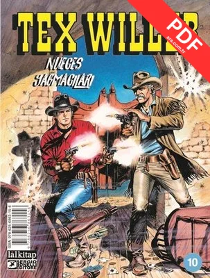 Tex Willer Sayı 10 - Nueces Yağmacıları kitap kapağı